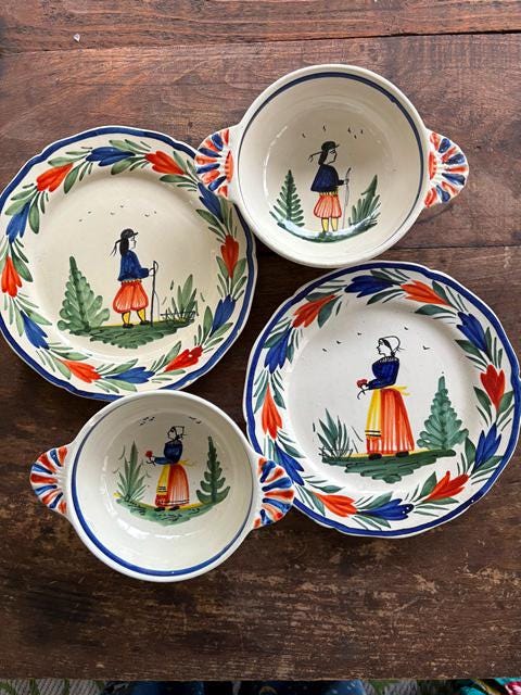 Hb Quimper Plate - Etsy