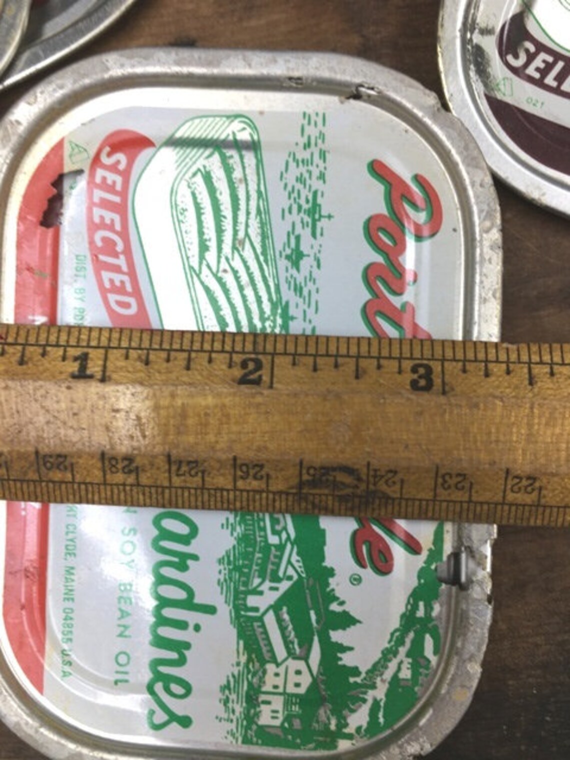 Vintage Sardine Can Covers Salvaged Port Clyde Historical Etsy