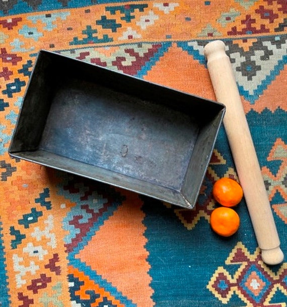 Vintage Extra Large Baking Pan Envelope Ends Bread Loaf Pans 