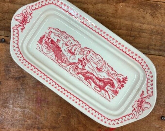 Butter Dish Base Memory Lane Royal China Pink White Etsy