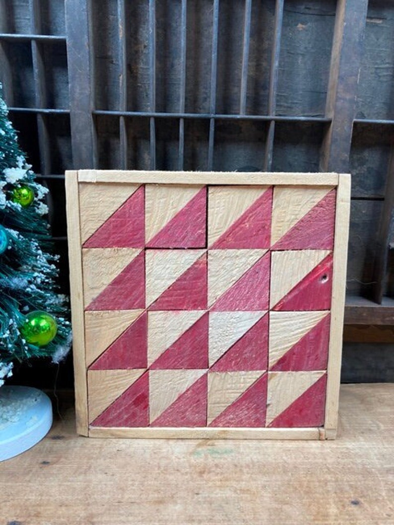 Primitive Rustic Wall Art Barn Quilt Pattern storm at Etsy