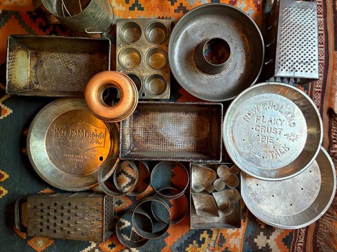 Vintage Rustic Kitchen Baking Pans: YOUR CHOICE - Farmhouse Decor - Etsy