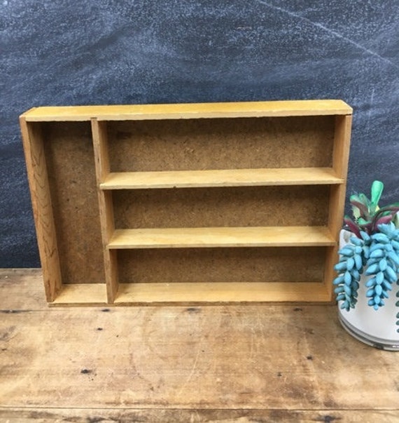 Wood Silverware Drawer Vintage Flatware Utensil Organizer Etsy