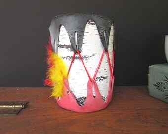Toy Drum Vintage Tom Tom Children's Souvenir