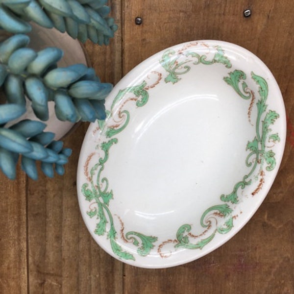 Ironstone Soap Dish Etsy