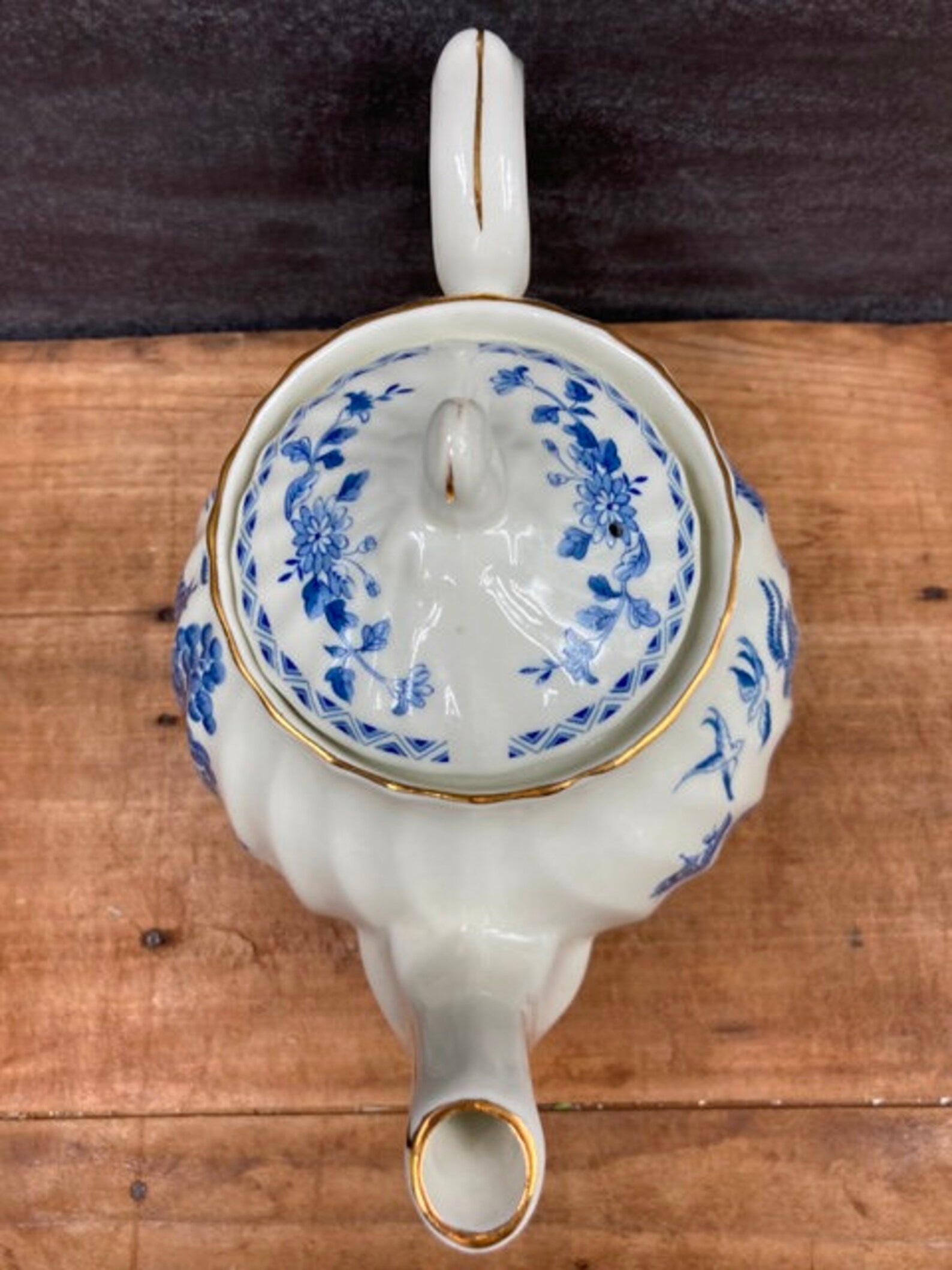 Blue Willow Teapot Robinson Design Group Japan 1989 Fine China Etsy