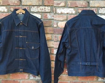 Vintage 40s WW2 LEE COWBOY Type 1 Selvedge Denim Jacket