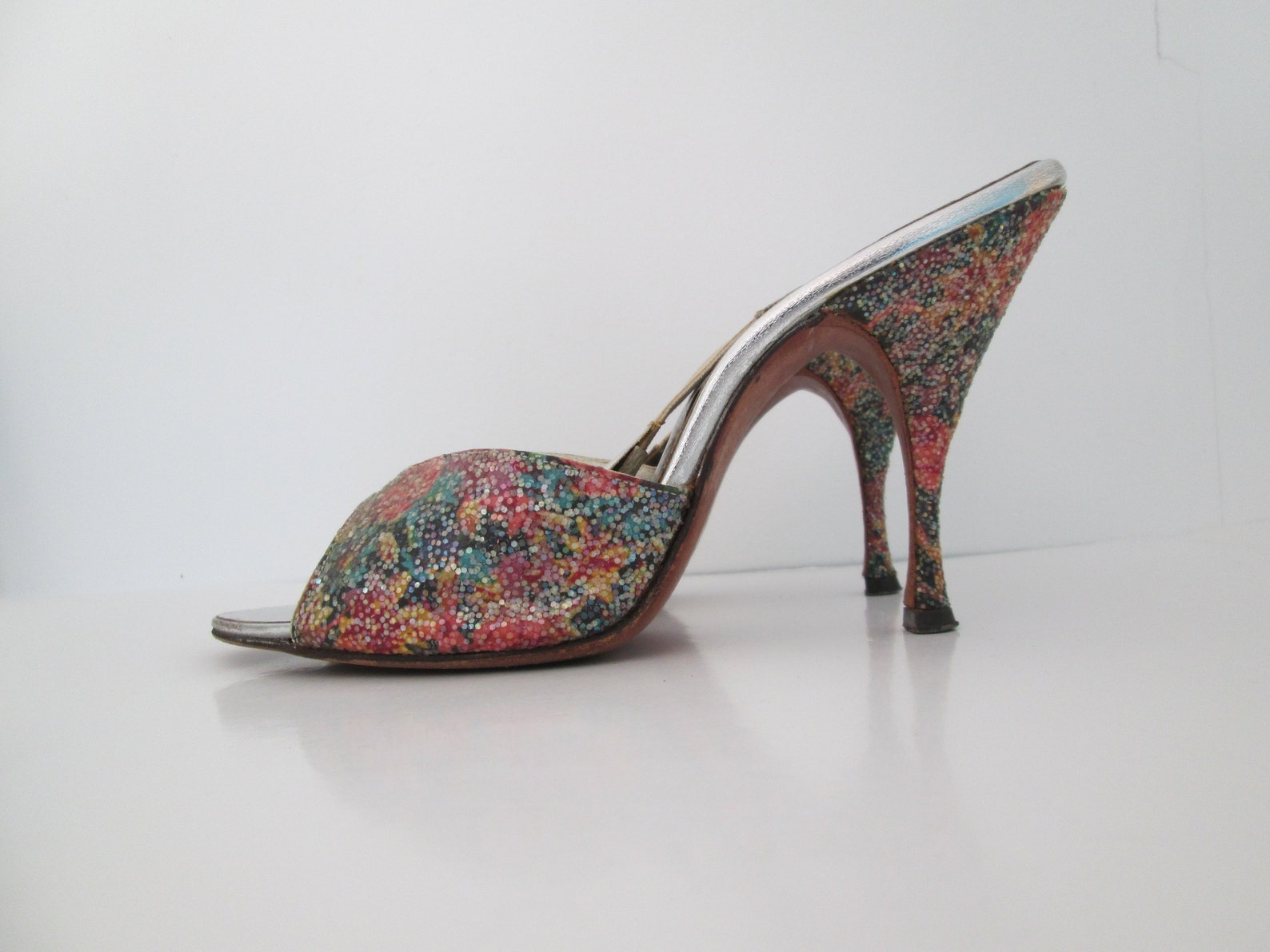 1950s Dazzling Darlene Springolators / Vintage 50s Sparkly Confetti ...