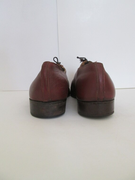 1940s Albert Articulated Wood Shoes / Deadstock V… - image 9