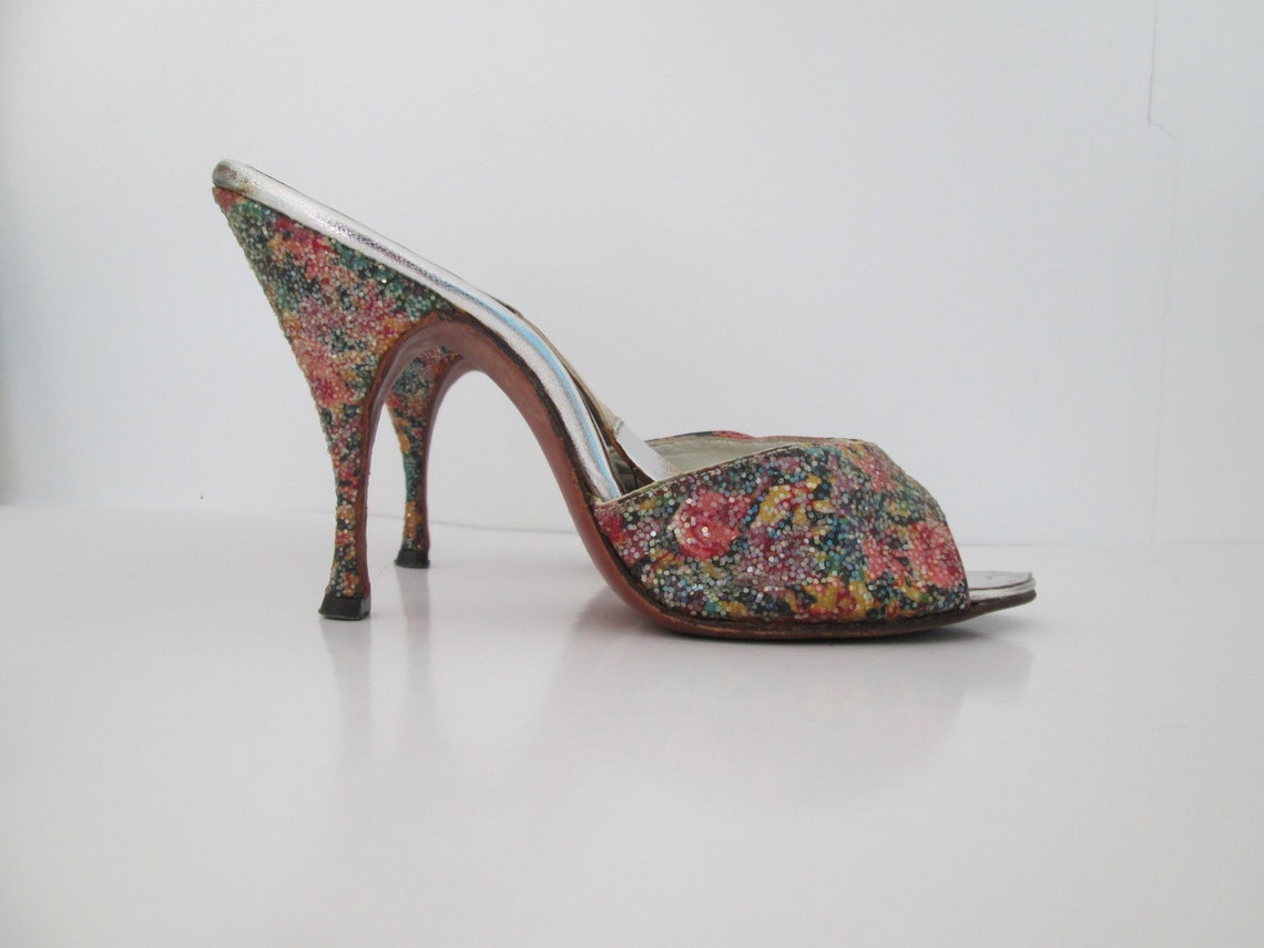 1950s Dazzling Darlene Springolators / Vintage 50s Sparkly Confetti ...