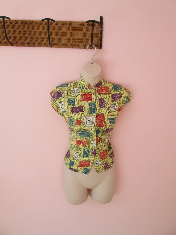 Incredible Vintage 1940s 40s Lemon Yellow Cold Ray