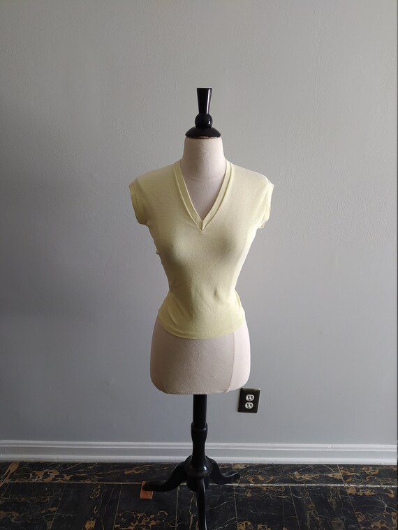 1950s Dottie Daffodil Deadstock Top / Deadstock V… - image 9