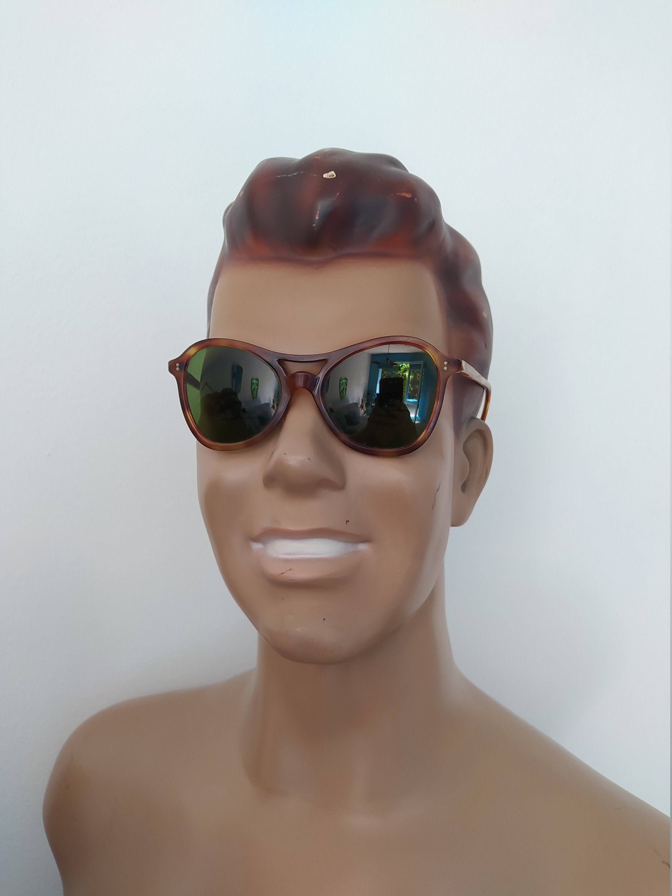 Original Vintage 1940s 40s 1950s 50s French Brown Tortoise