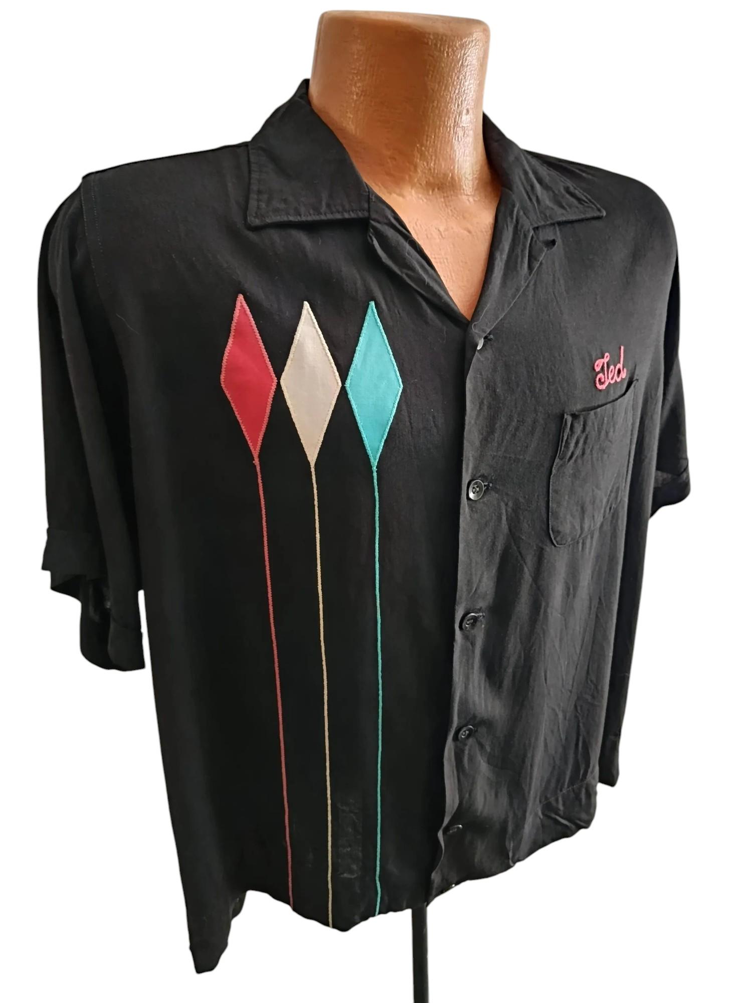 50s Argyle Shirt - Etsy