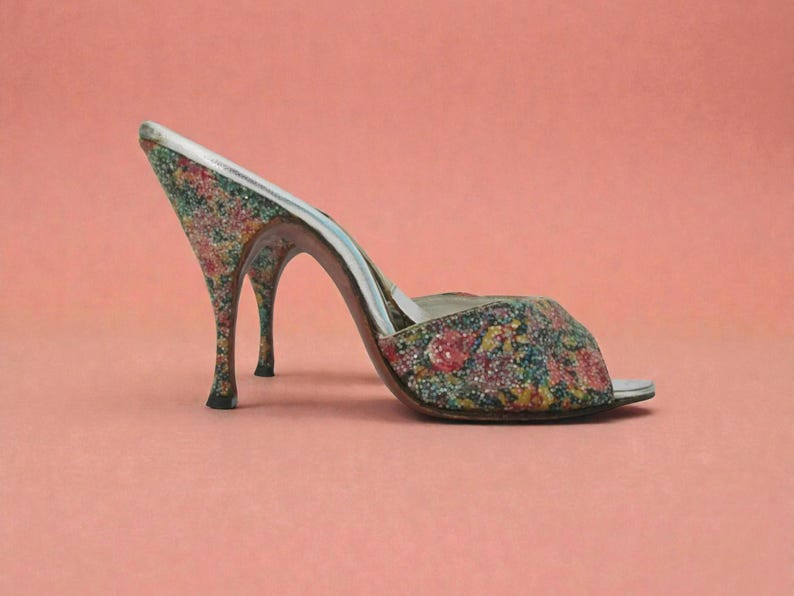 1950s Dazzling Darlene Springolators / Vintage 50s Sparkly Confetti ...