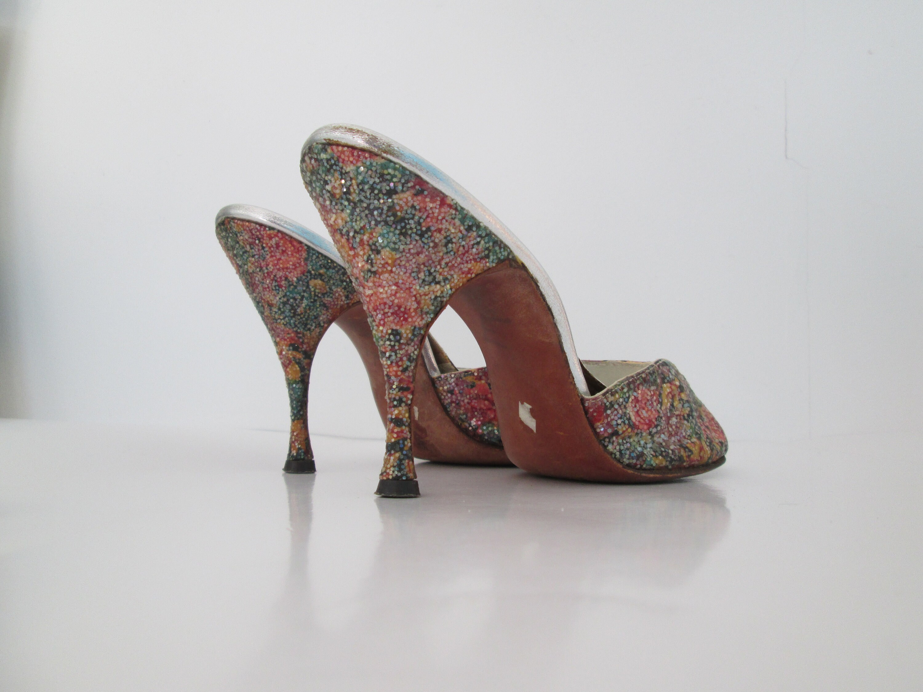 1950s Dazzling Darlene Springolators / Vintage 50s Sparkly Confetti ...