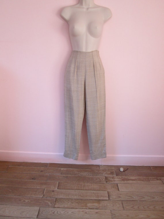 Vintage 1950s Cigarette Pants 50s Metallic Gold Lamé High Waisted Sparkly  Slim Cut Trousers small - Etsy