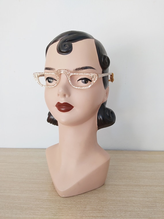 1950s Dazzling Deadstock Dorothy Eyeglasses Frame 