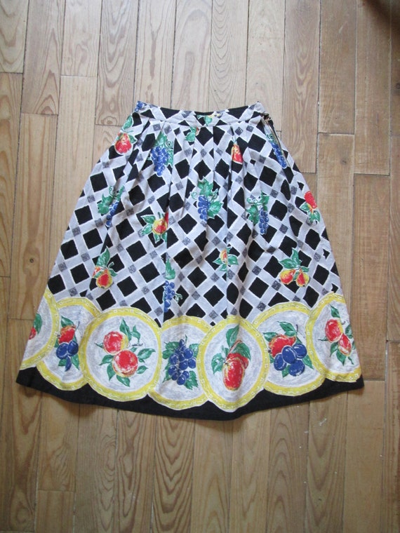 French Riviera Vintage 1950s 50s Novelty Arlequin