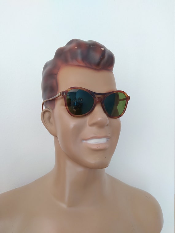 【1940-50s】Frame FRANCE”Sunglasses ” Original Vintage 1940s 40s 1950s 50s French Brown Tortoise