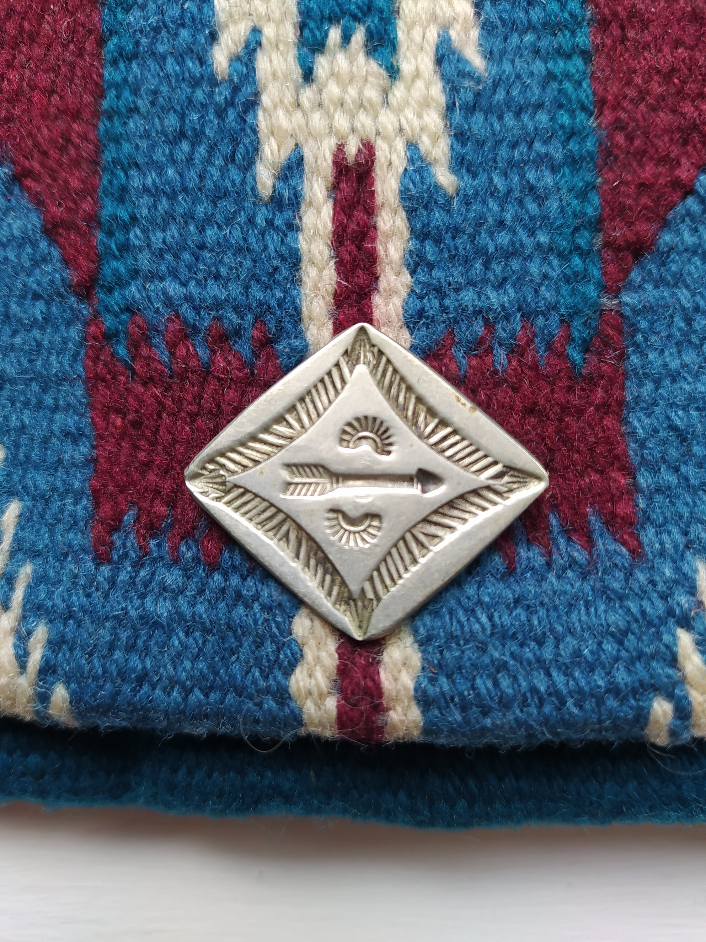 1930s 1940s Catchy Chimayo Clutch / Vintage 30s 40s Native