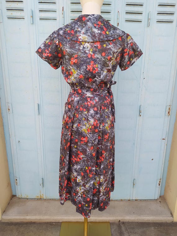 1950s Sophia Sizzling Springtime Dress / Vintage … - image 10