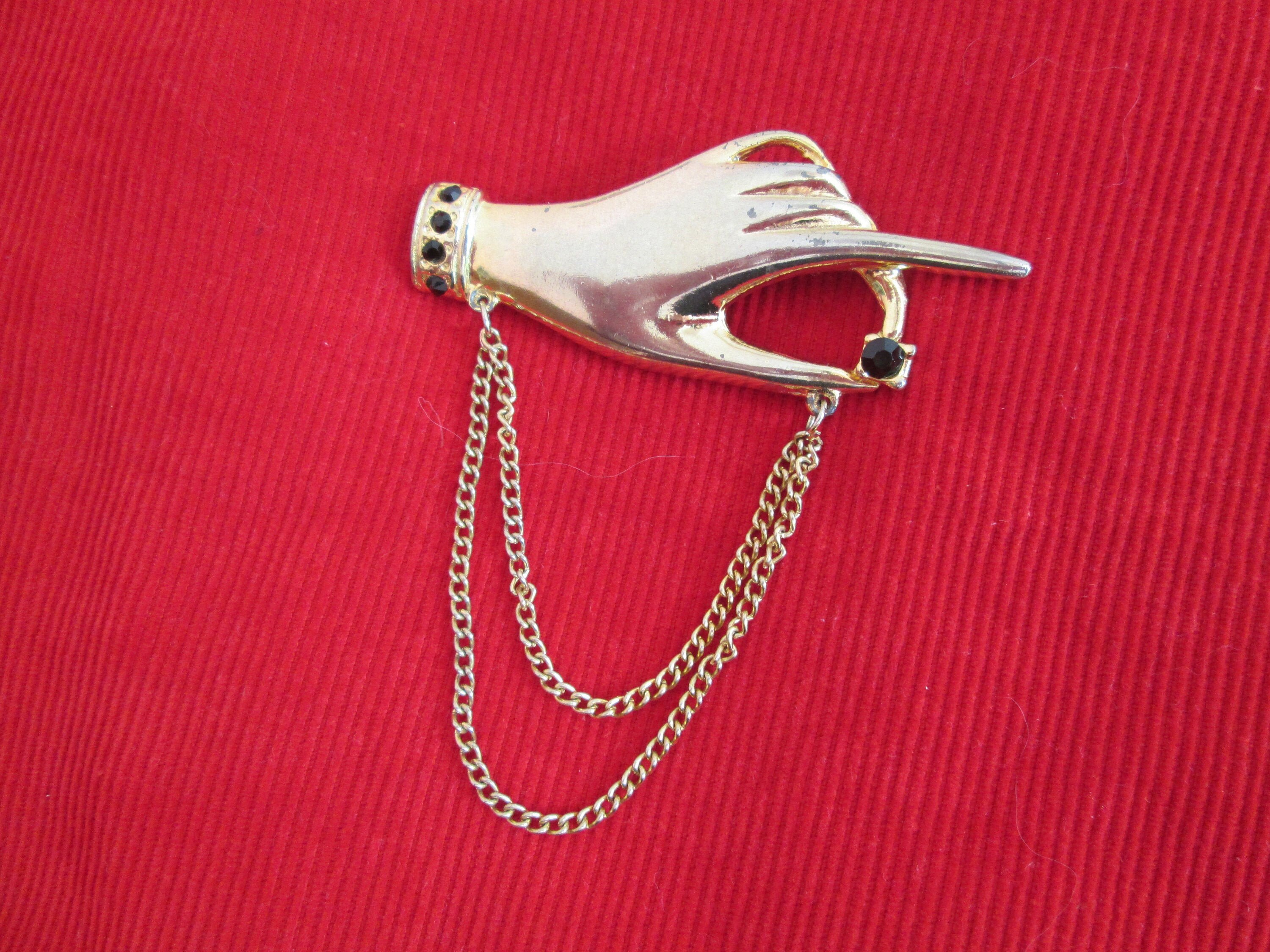 Grosse Broche Vintage Années 60 à Reflets Métalliques - Occasion, Bon état
