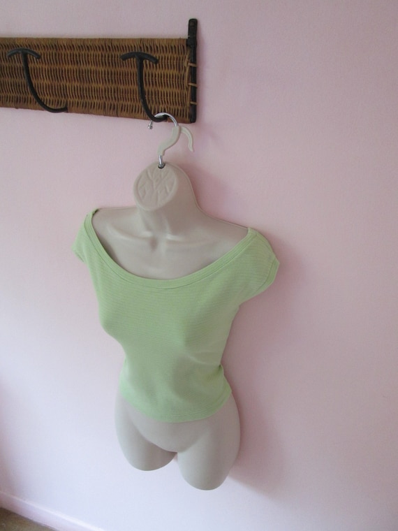 Bombshell Best Vintage 1950s 50s Almond Green Peas