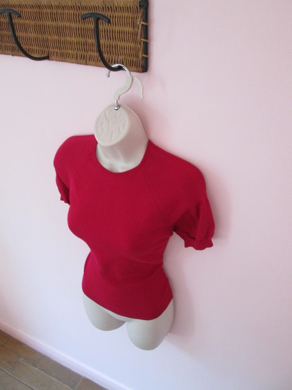 Ultimate Bombshell Vintage 1950s 50s Magenta Pink