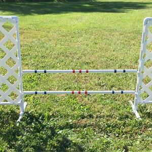 Dog Agility Wing Jump – Slanted Style Training Equipment, FREE US Shipping