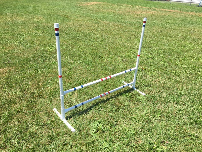 Dog Agility Equipment Wing Jump and Bar Jump Combo set Etsy