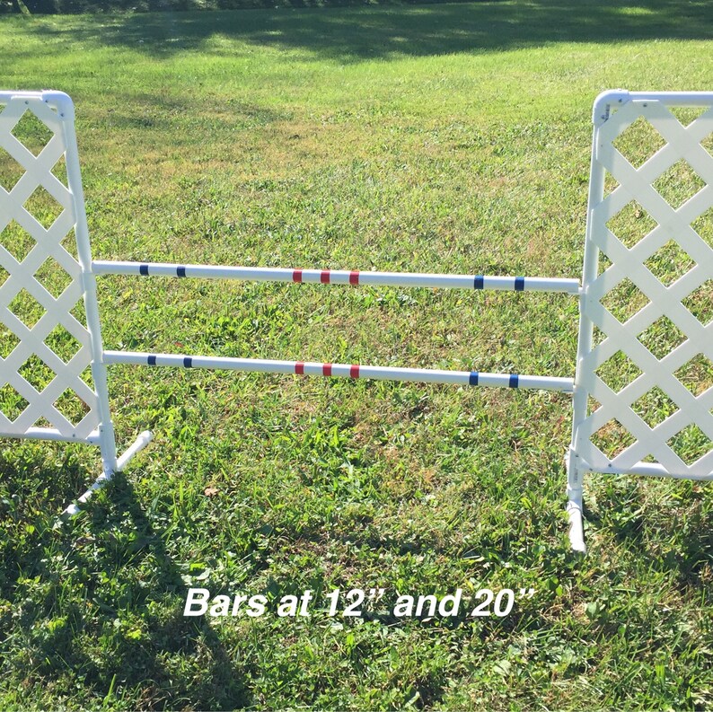 Dog Agility Training Wing Jump Squared Style FREE US Shipping Etsy Norway