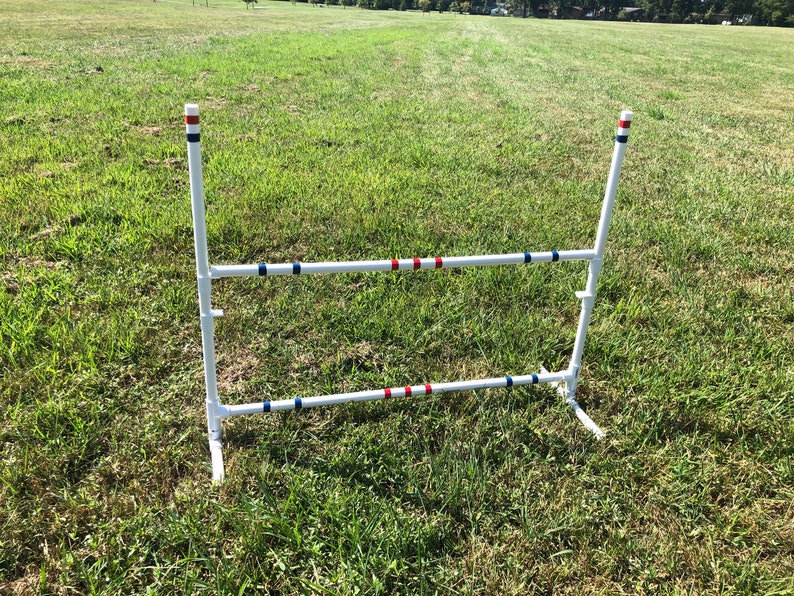 Dog Agility Equipment Training Bar Jump and PVC Ring Jump Etsy