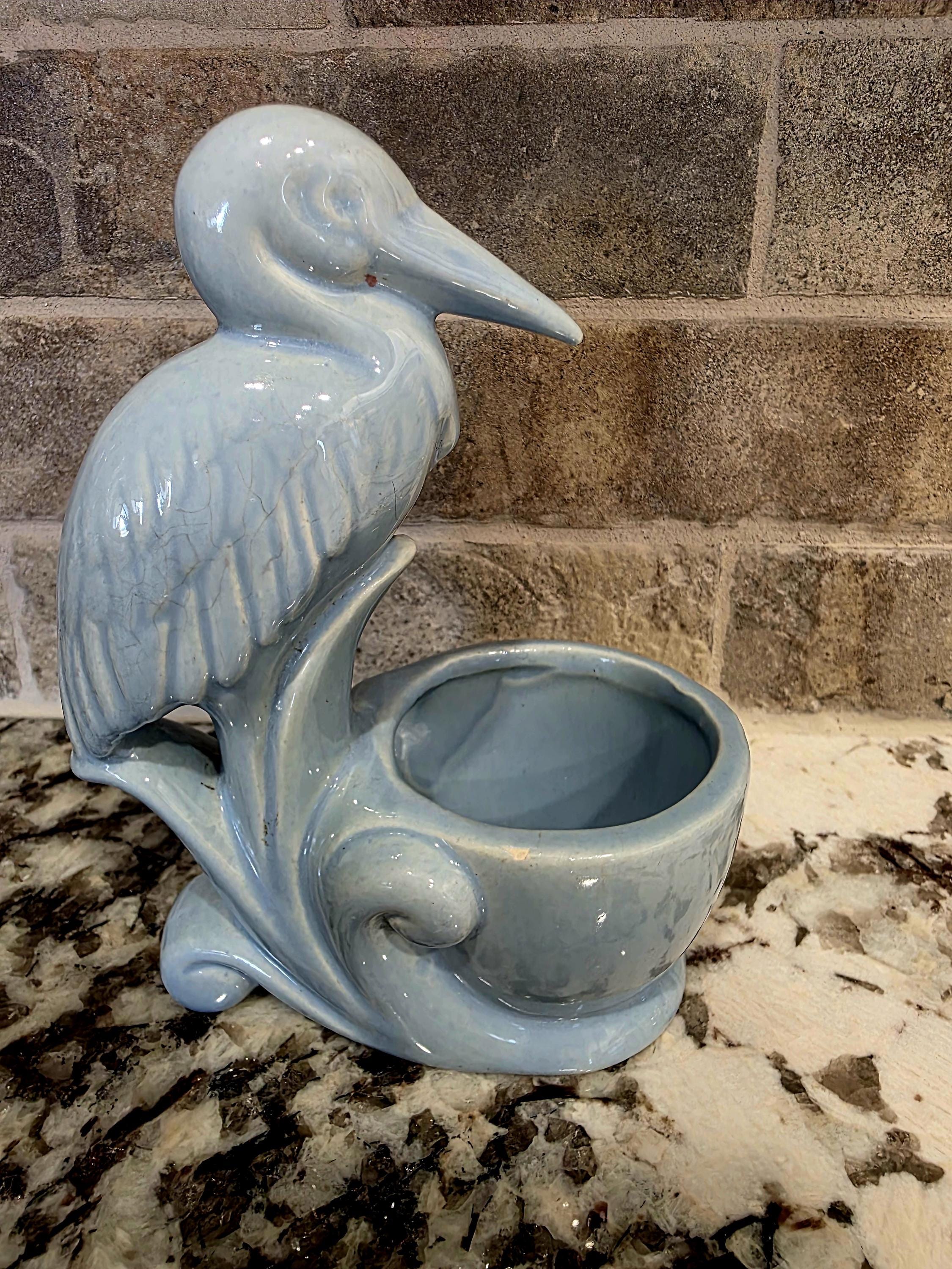Vintage Stork Baby Planters - Etsy