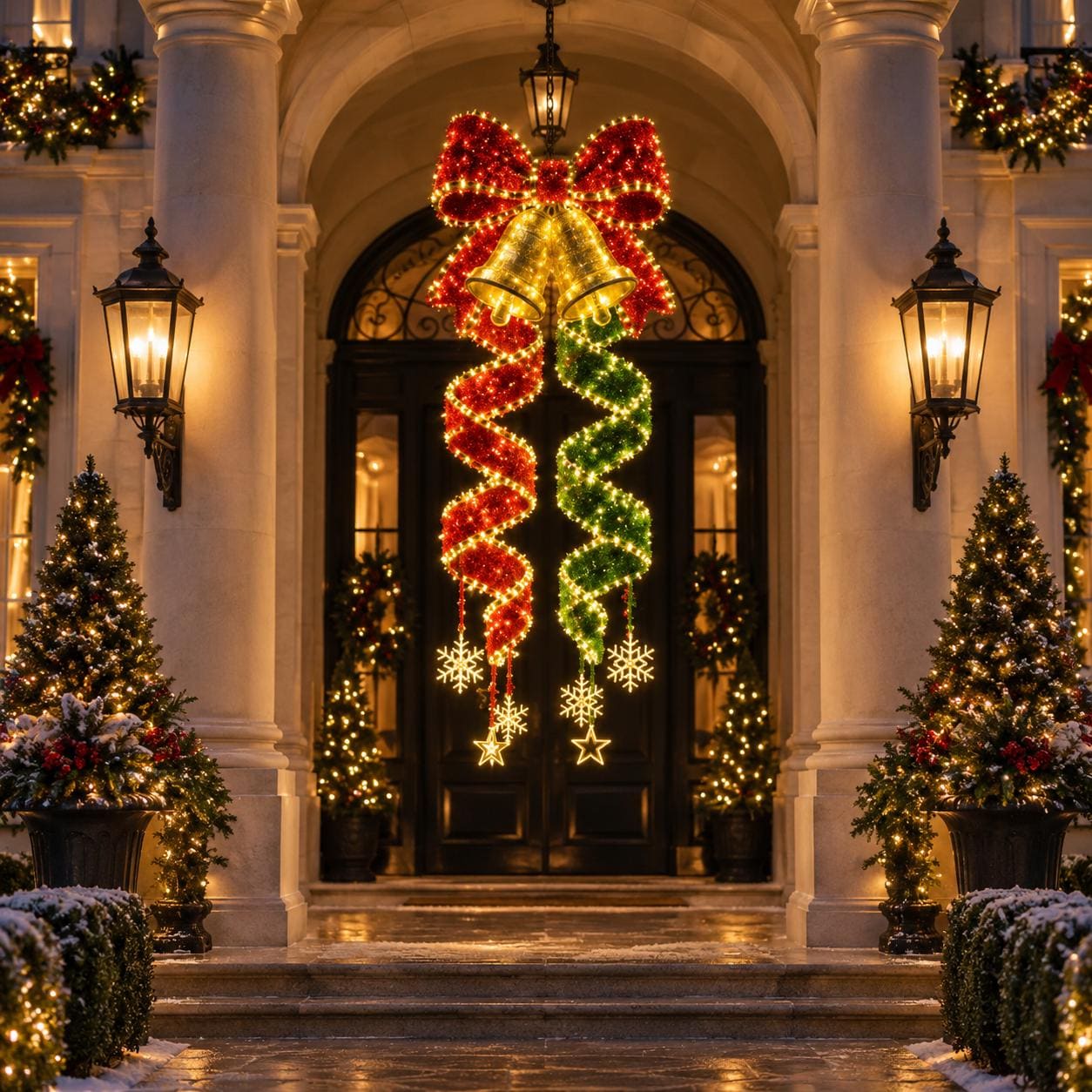Weihnachtsdeko aussen beleuchtet