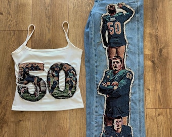 Custom Gameday Tapestry Outfit - Jeans and Tank