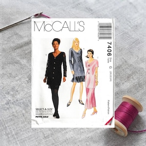 1990s McCall's Vintage Sewing Pattern 7406; Jacket & Skirt Suit Plus Size  - 20 22 24