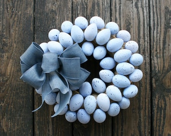 Easter Wreath, Easter Egg Wreath, Speckled Easter Egg Wreath, Egg Wreath, Spring Wreath