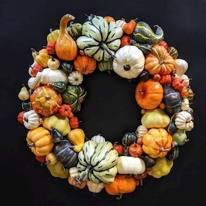 Fall Wreath, Pumpkin Wreath, Halloween Wreath, Thanksgiving Wreath