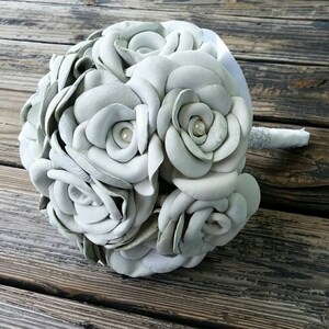 Bouquet, Leather Flower Bridal Bouquet