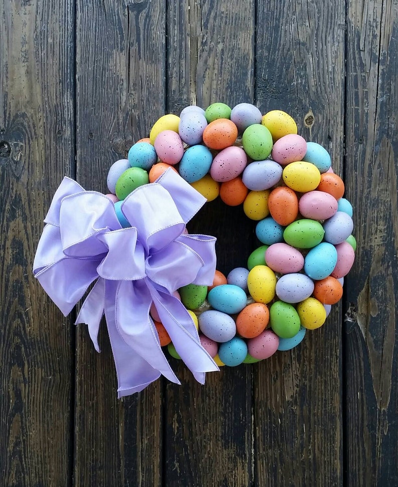 Easter Wreath, Easter Egg Wreath, Speckled Egg Wreath, Egg Wreath, Spring Wreath image 3