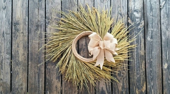 Dried Grass Wreath