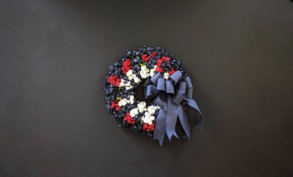 Patriotic Wreath, Memorial Day Wreath, 4th of July Wreath