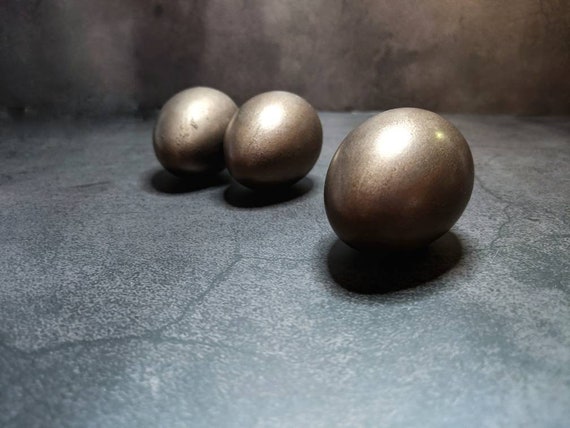 Decorative Easter Eggs, Easter Eggs, Metallic Eggs, Spanish Copper Gilded Eggs
