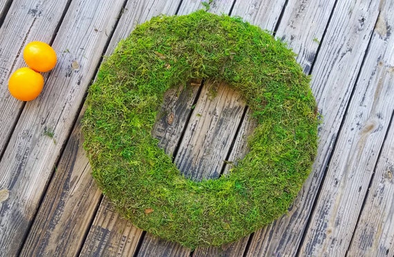 Oversized Moss Covered Wreath