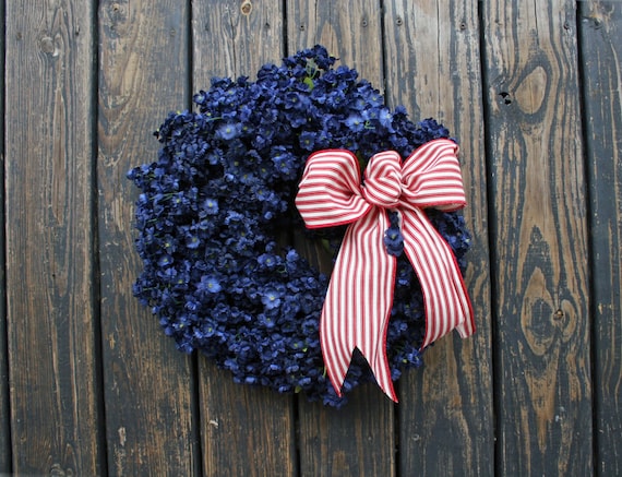 Patriotic Wreath, Memorial Day Wreath, 4th of July Wreath