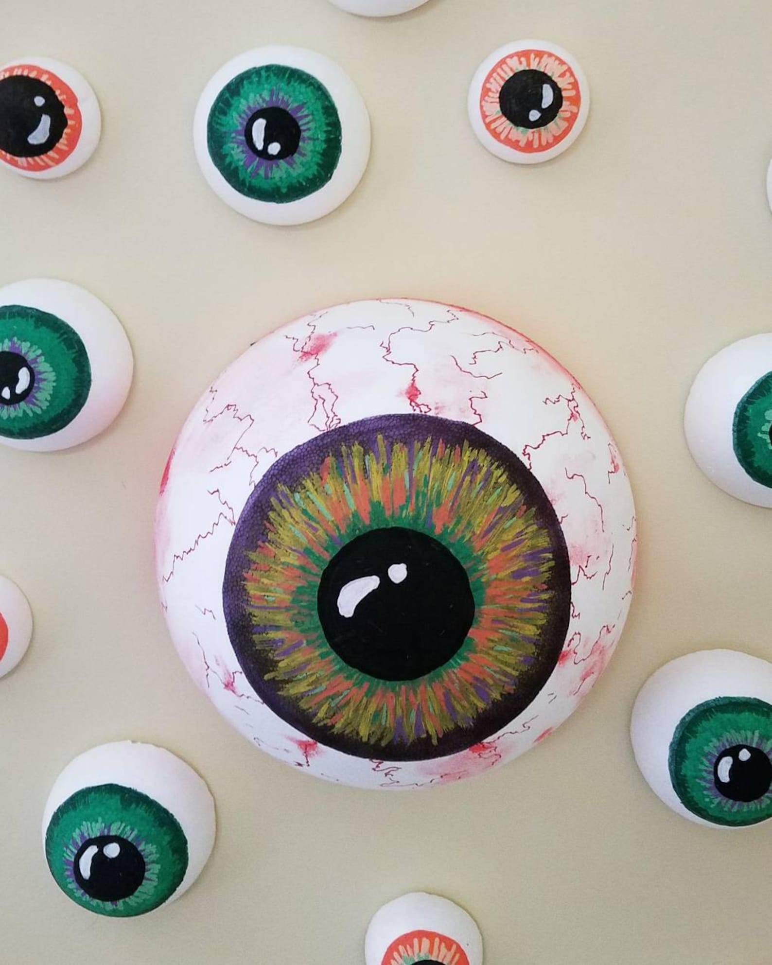 Halloween Wall Art Eyeball Wall Art