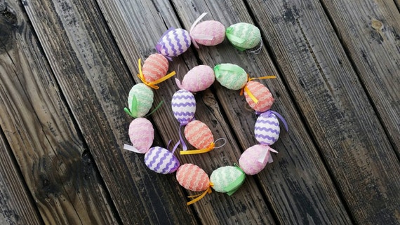 Reserved for S Clearance Easter Egg Garland, Easter Garland, Egg Garland