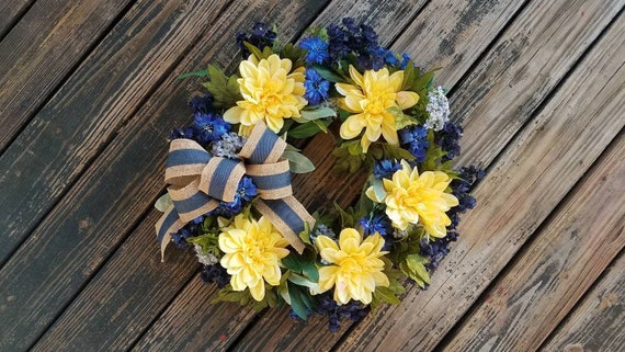 Spring Wreath, Summer Wreath, Mother's Day Wreath, Wedding Wreath