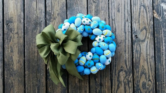 Easter Wreath, Easter Egg Wreath, Egg Wreath, Spring Wreath